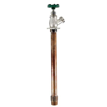 Arrowhead Brass Arrowhead 3/4 in. MHT X 3/4 in. MIP Brass Wall Hydrant 455-10LF